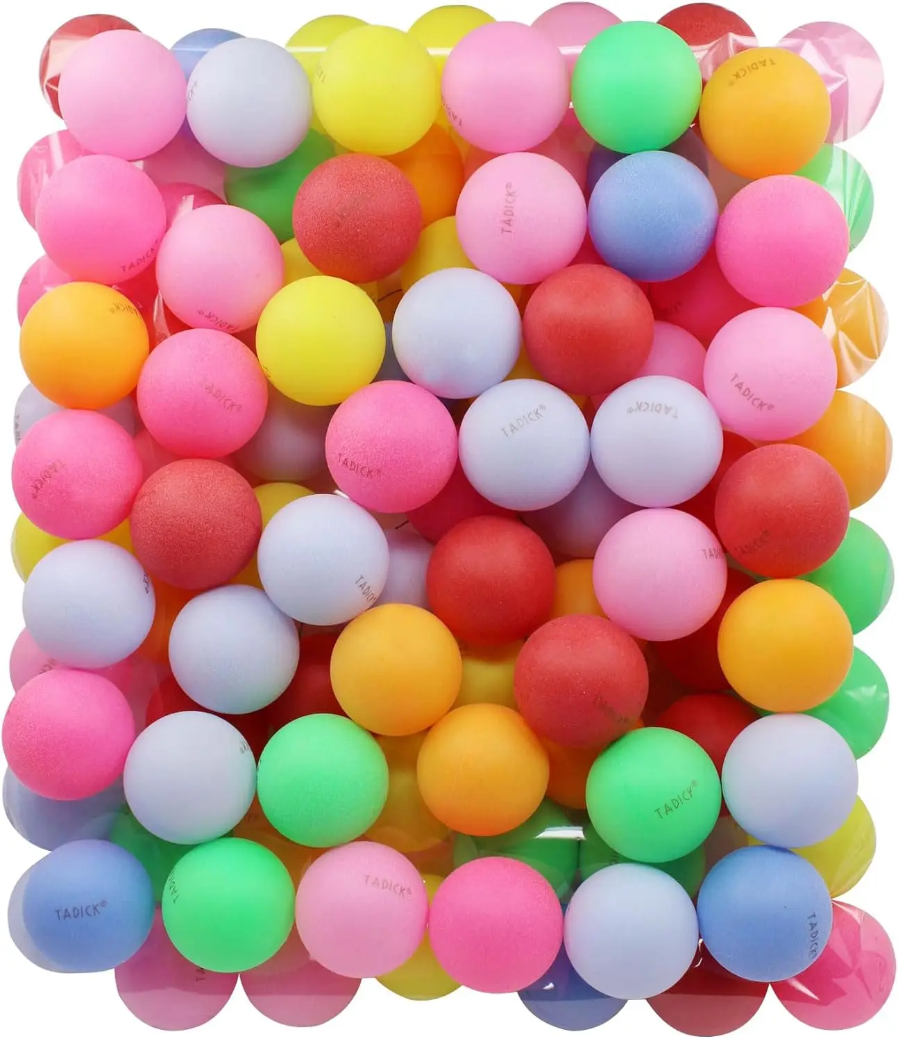 

100 or 200 Pack Colorful Plastic Ping Pong Balls for DIY, Party Decorations, and Fun Games