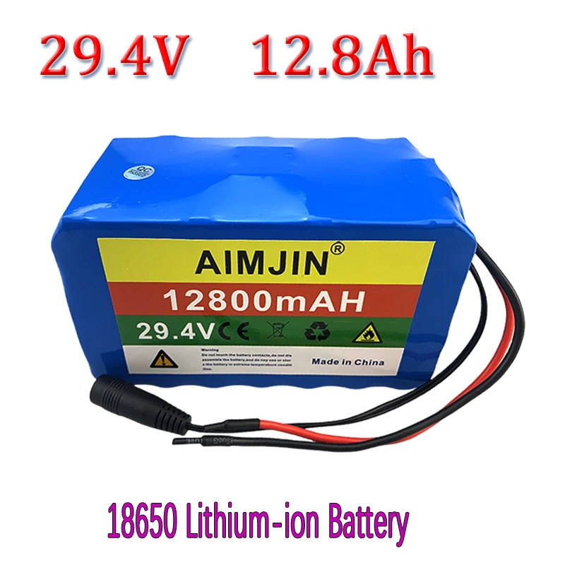 

7S4P 29.4V 12800mAh 18650 Battery Lithium Ion Battery For transportation equipment Outdoor Power Supplies etc