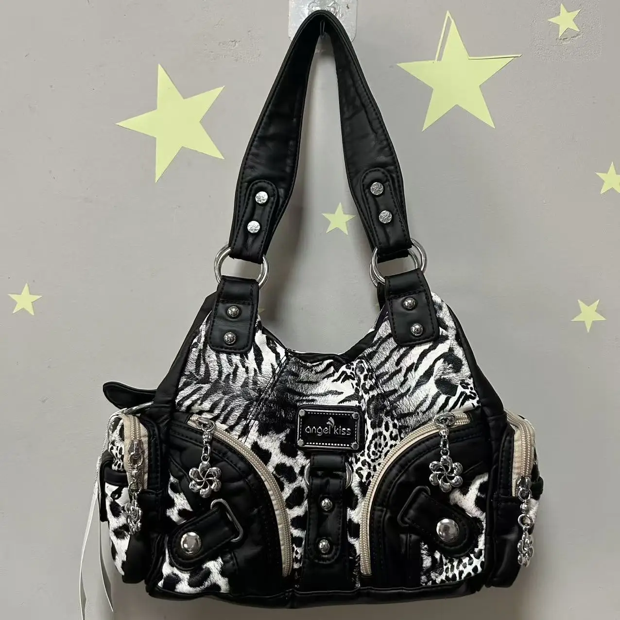 

Angel kiss Handbags Women Small Shoulder Bag Soft Tote Bag Fashion Satchel Multi-Pockets Crossbody Shoulder Bag Phone Pack