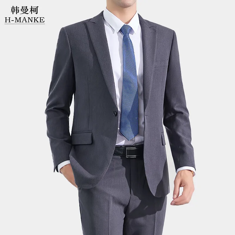 wm119Formal suits for groomsmen, groom wedding suits, men's suits, slim fit, professional business