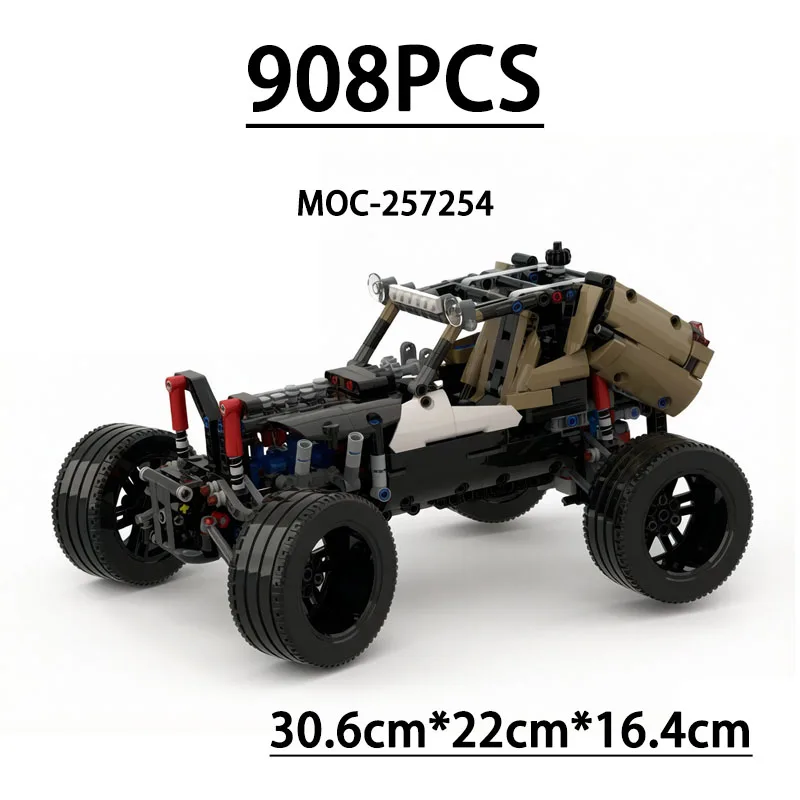 MOC-257254 Building Blocks 42110 Off-Road Beach Car Replacement Model 908 Pieces Birthday Toy Holiday Christmas New Year Gift