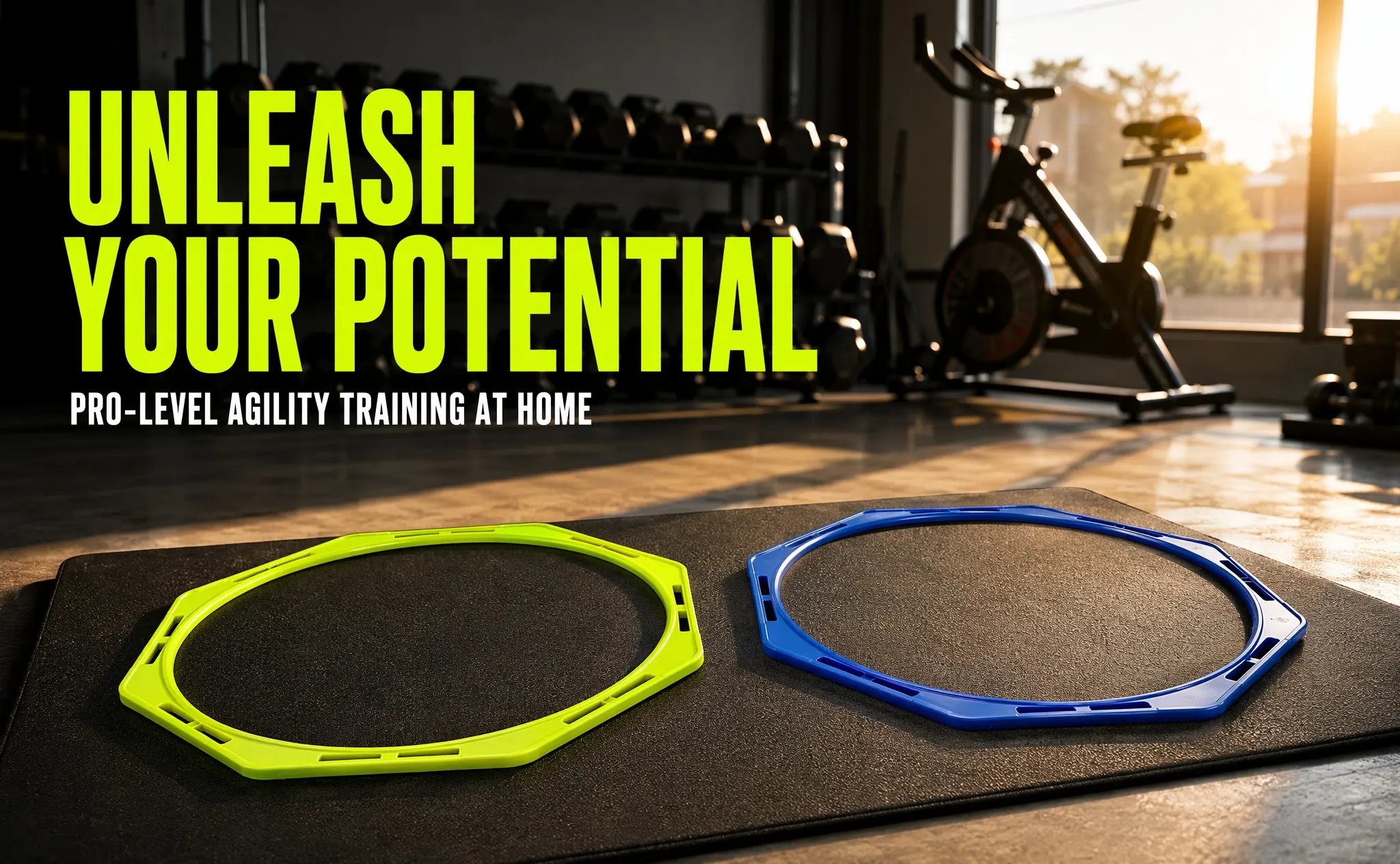 4 Pcs Exercise Ring Circle for Soccer Agility Training Equipment Football Rings Hoops Practice