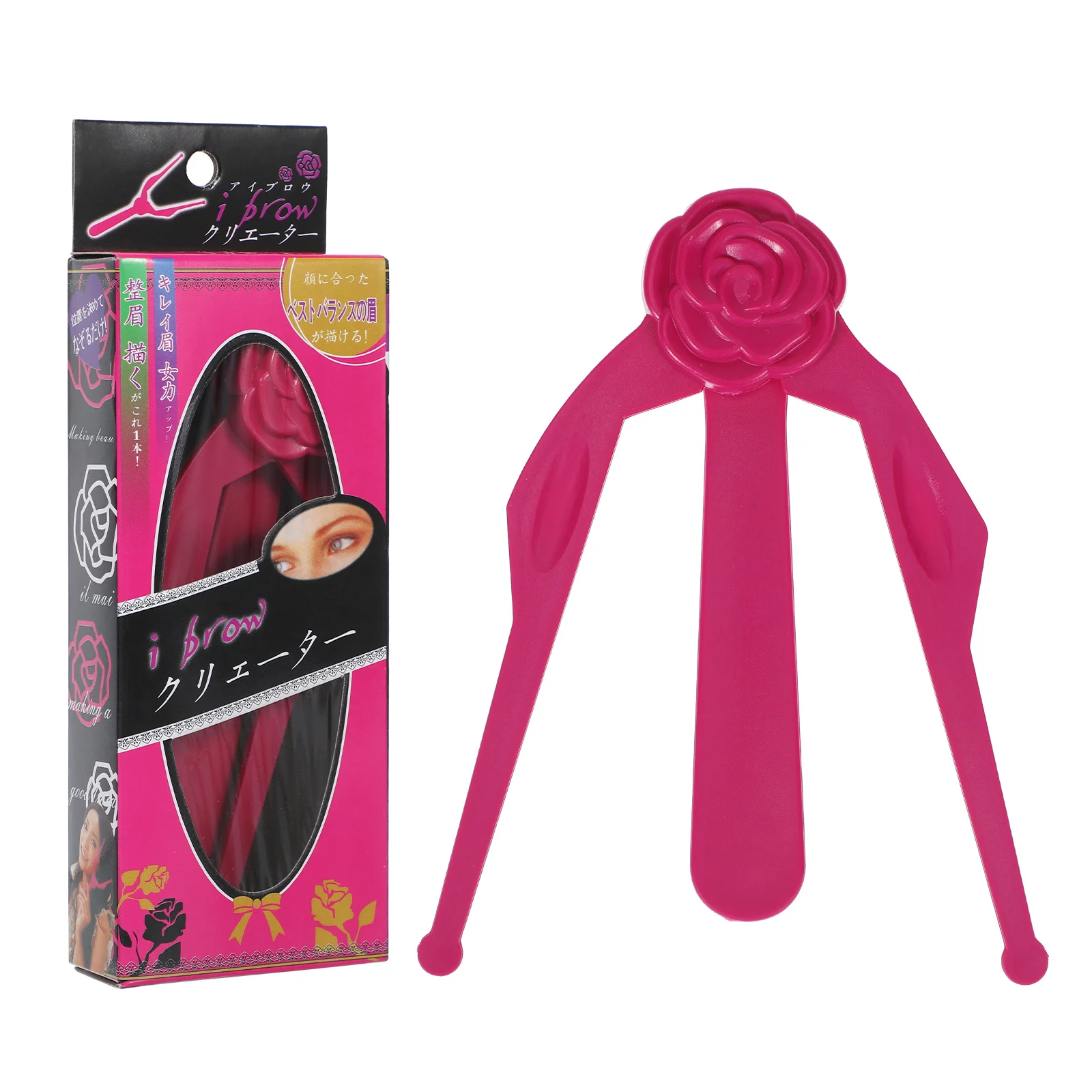 Kit de plantilla para cejas, regla ajustable, herramienta de maquillaje de mano, herramienta para dar forma a las cejas naturales, reutilizable y precisa, 1 Uds.