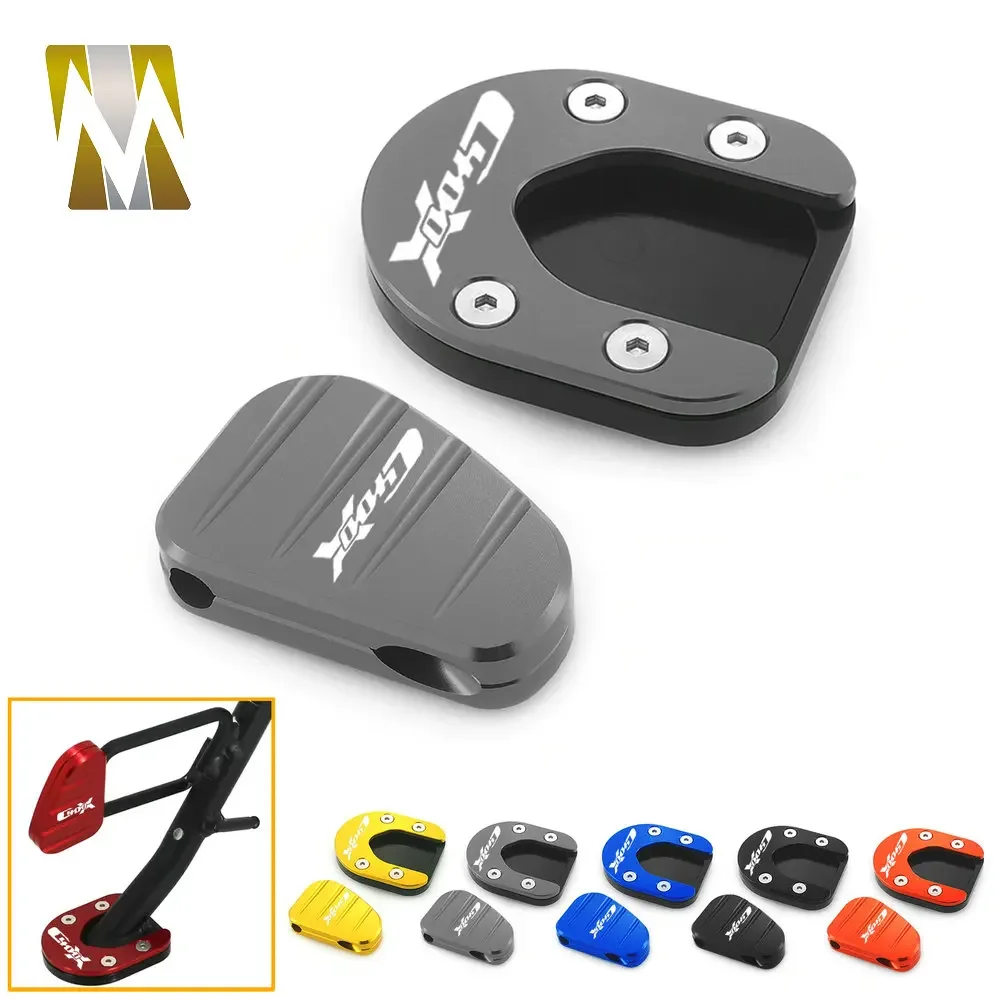 Motorcycle Accessories For BMW C400X C400GT C 400X C 400GT CNC Aluminum Side Stand Enlarge Plate Kickstand Extention