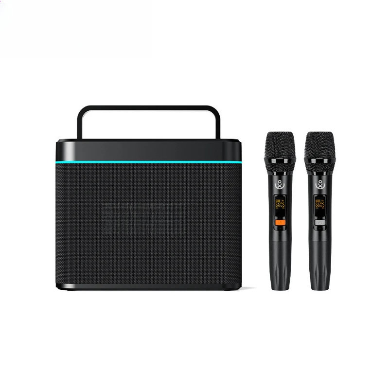 

Outdoor Bluetooth Speaker Wireless Microphone Square Dance Portable High Power Karaoke Audio