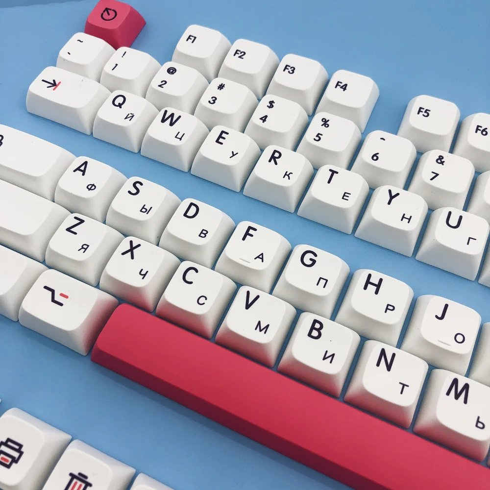 

Russian Keycaps XDA Profile 126 Keys PBT Caps for Mechanical Keyboard русские колпачки колпачки для ключей кейкапы