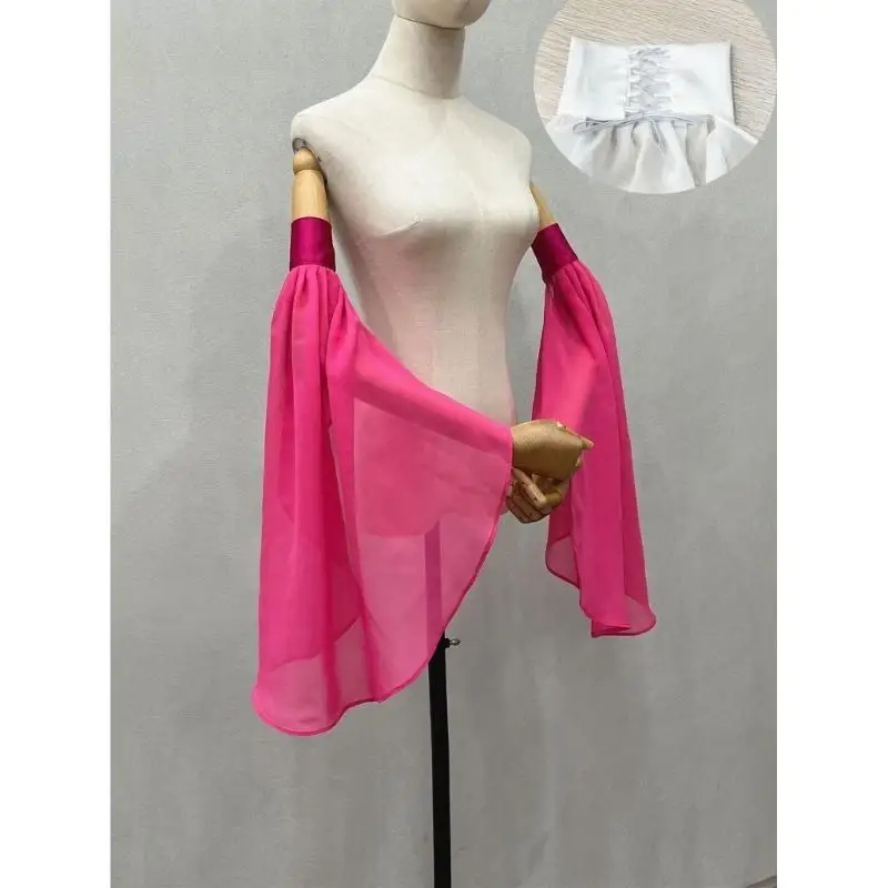 

39BB Женский съемный чехол на рукава с накладными рукавами, крупный тюль, декоративный прозрачный прозрачный