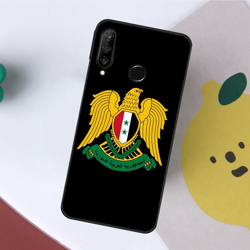 Syria Flag For Huawei Nova Y60 Y70 Y90 Y61 9 10 SE Nova 8i 3i 11i 5T P50 P60 Pro P20 P40 P30 Lite Case