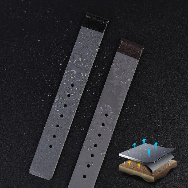 Ultra thin plain grain Watchband For CK Kevin Clay Small Women's Leather Watch with K7B216G6/K2G23620/K3P236G6 Men's Watch Strap
