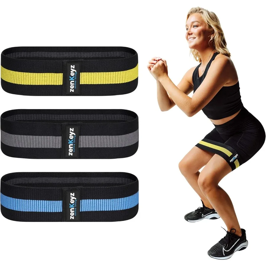 

Эспандеры из ткани с эспандерами, 3, растягивающиеся ленты для бедер для ног, ягодиц, ягодиц, петля для упражнений для тренировок, растягивающаяся ва