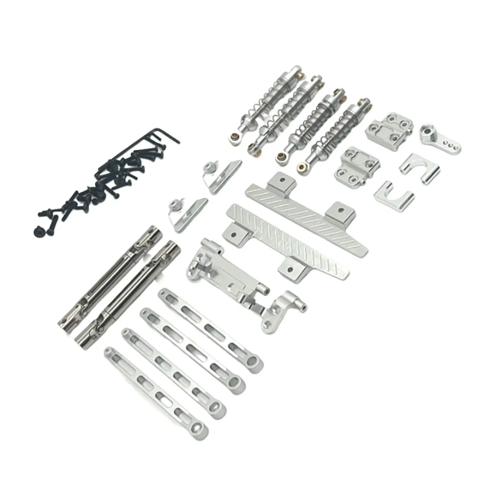 

RC Car Upgrade Spare Kits Sturdy Metal for 1/12 MN82 LC79 RC Vehicles RC Car argent