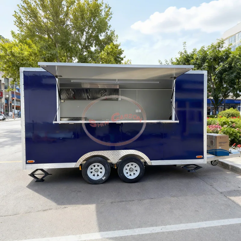 

Popular retro coffee carts, commercial milk tea and ice cream food carts for scenic spots and campsites, and mobile food vending