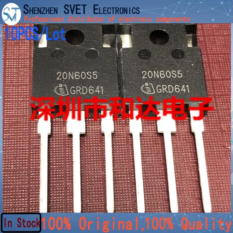 10PCS/Lot SPW20N60S5  20N60S5  TO-247 600V 20A  Import Original And New 100%Test In Stock