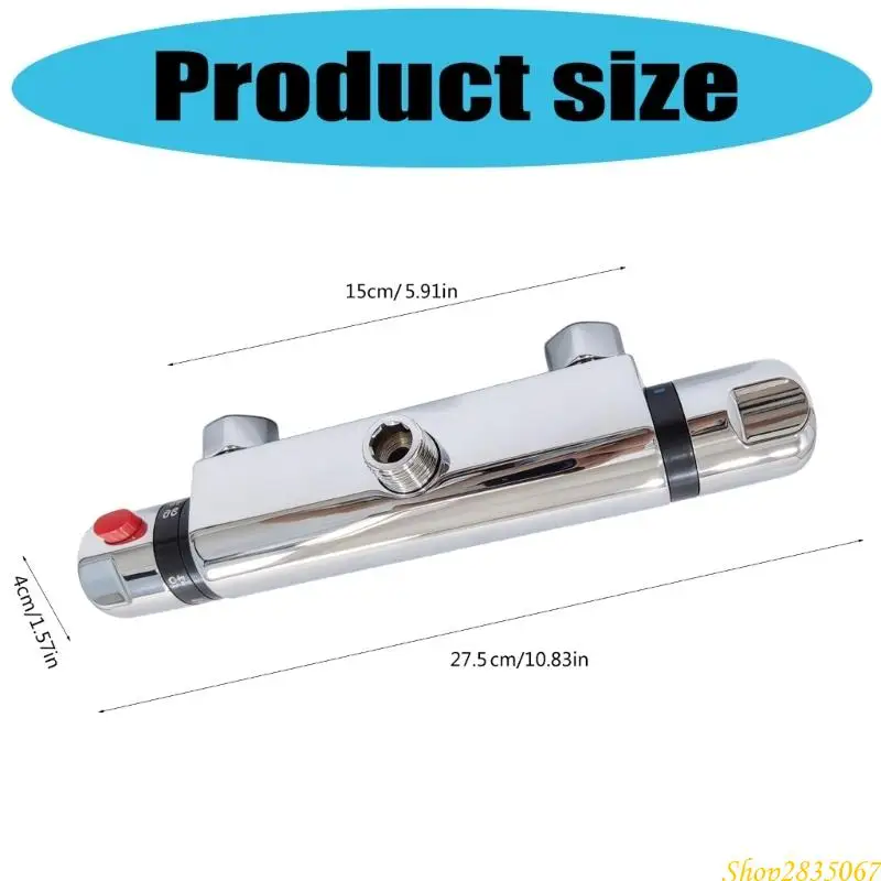 Thermostatic Shower Faucet Mixer Valves with Safety Button Showering Faucet Temperature Control Valves Shower Accessorie 831F