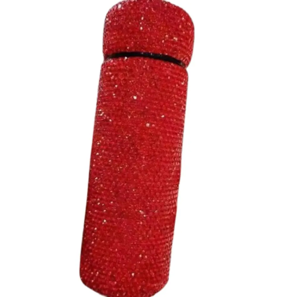 Creative Diamond Water Bottle Portable Shiny Rhinestone Diamond-encrusted Mug Exquisite Stainless Steel Refillable Water Bottle