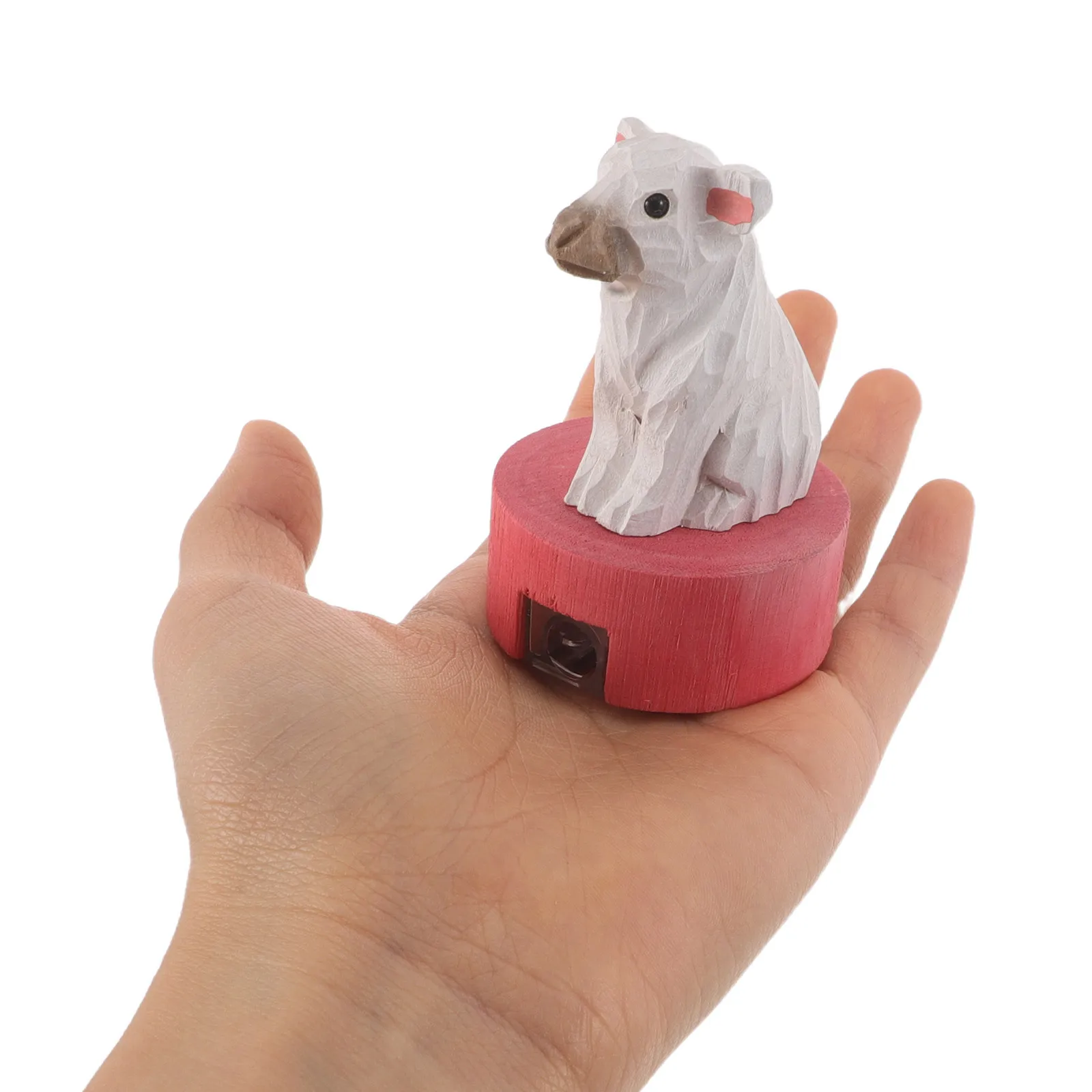 

Cute Wooden Animal Pencil Sharpener Sheep Manual Sharpener for School Student Art Office Supplies Kawaii Stationery
