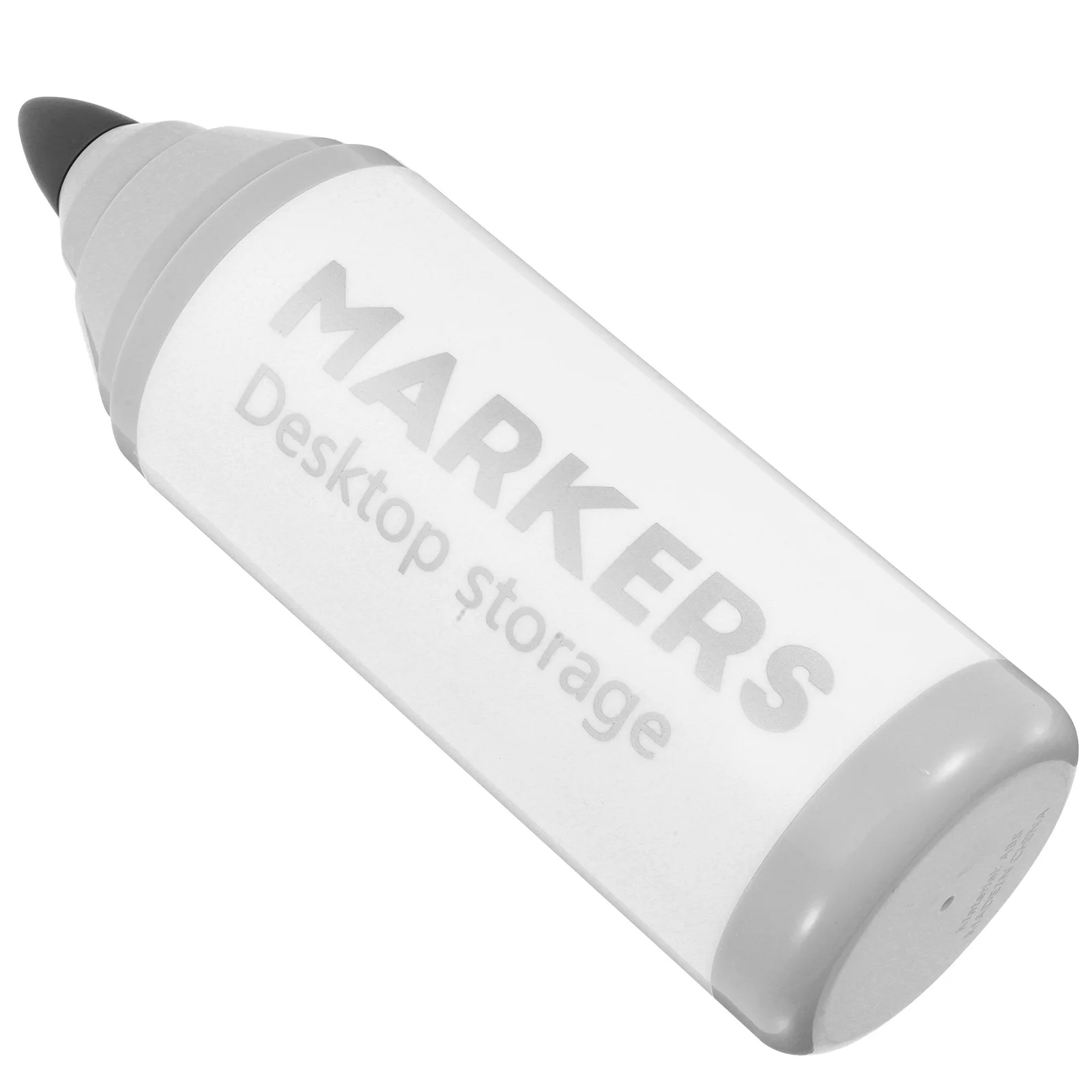 

Large Capacity Pen Organizer Lid Pull Out Waterproof Desk Accessories For Pens Pencils Crayons Makeup Brushes Grey