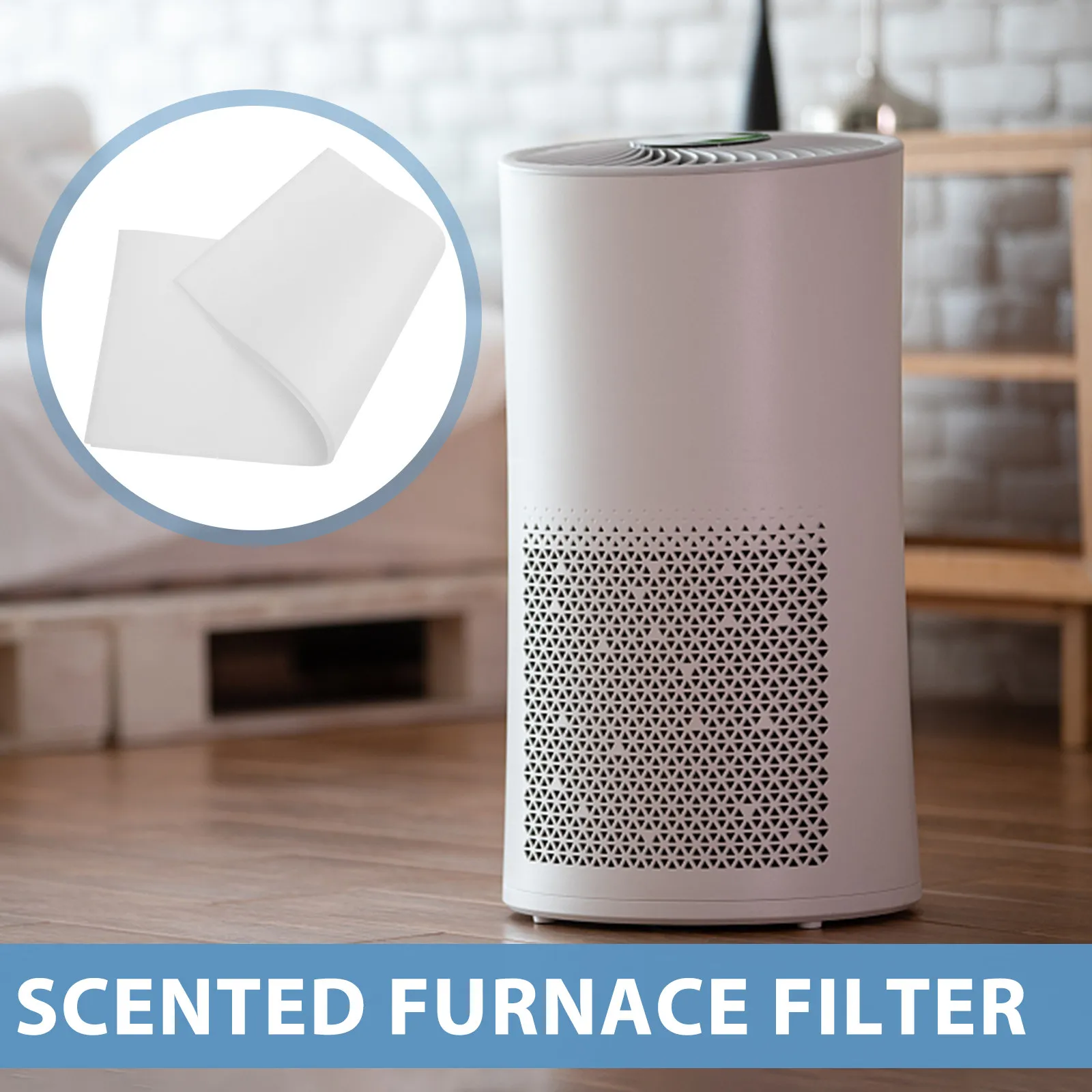 

10Pcs Filter Cotton Ventilation Air Filters Electrostatic Reusable Cut to Size for Air Conditioners Humidifiers Home Vent Filter