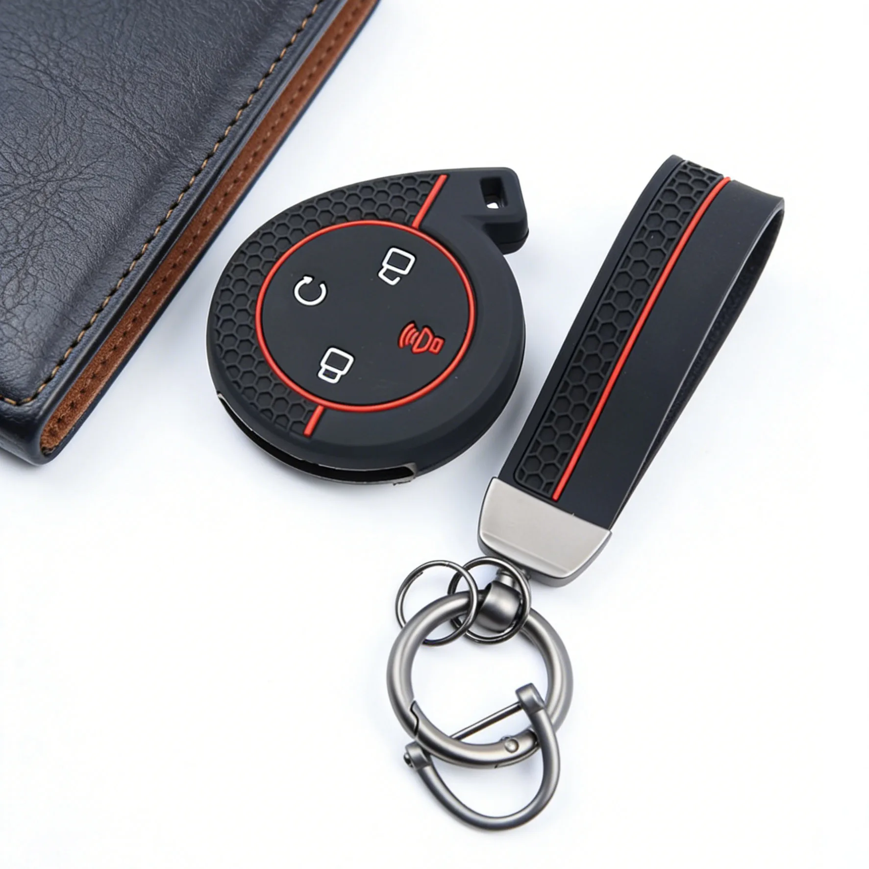 4 Buttons Car key case cover Protect shell Fob For Great Wall Mountains Seas POER Truck GWM P Series Pickup GWM Cannon Alpha‌‌