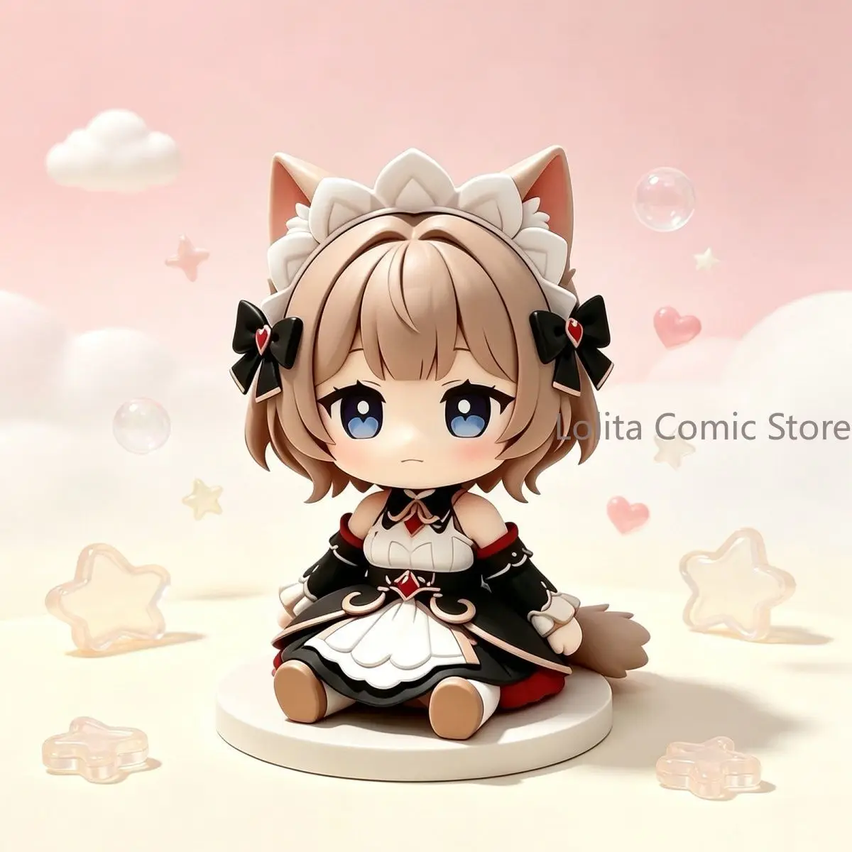 Image of Anime Genshin Impact Sandrone Q-Version Figur Desktop-Ornament Kawaii Ausstellungsfigur Geburtstagsgeschenk Cosplay Weihnachten