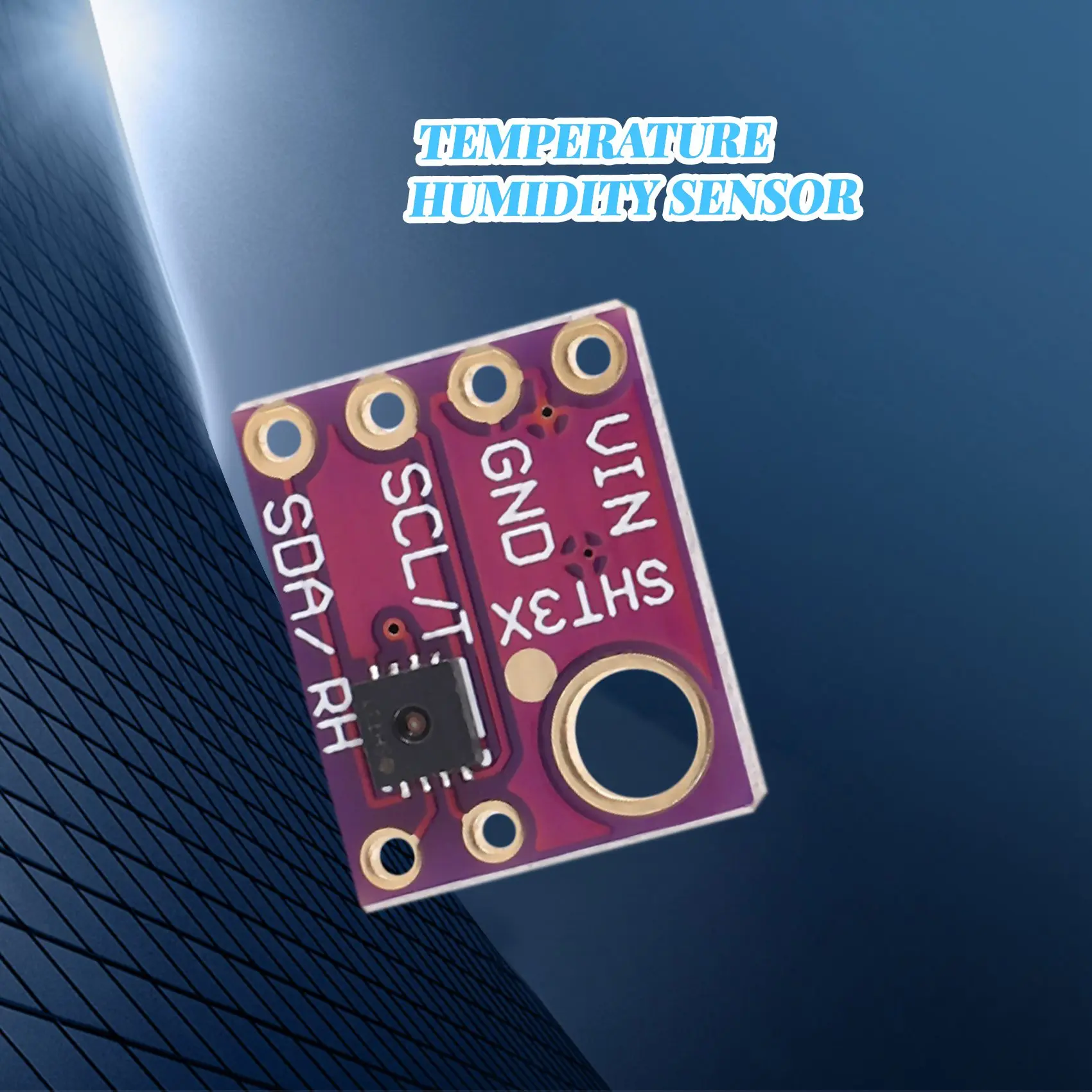 TFTP-3Pcs SHT31-D Temperature Humidity Sensor Digital Output Sensor Module IIC I2C Interface 3.3V For Arduino Raspberry Pi