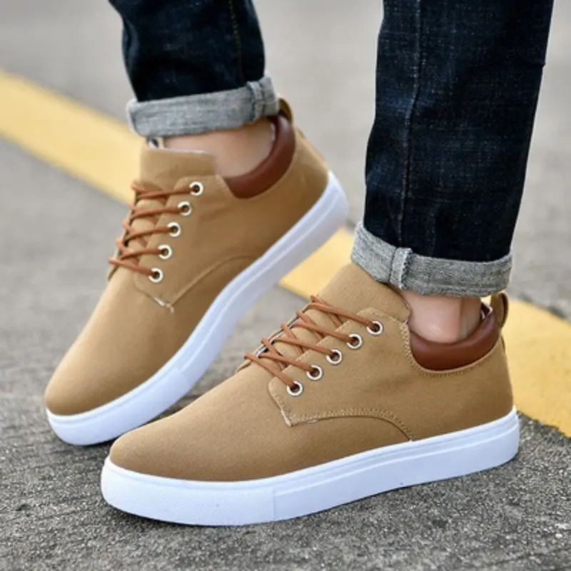 Feerldi Men's Casual Shoes Lightweight Boys Sneakers Walking Flat Mens Tennis Vulcanized Shoes Zapatillas Hombre Canvas 2021 New