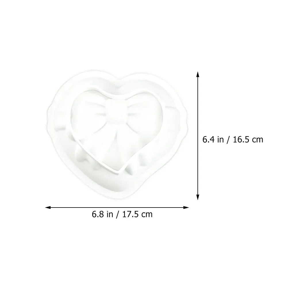 

Silicone Baking Heart Shape Non-Stick Chocolate Cake For Fondant Ice Cube Mousse Multi-Use Baking Supplies Heart Silicone