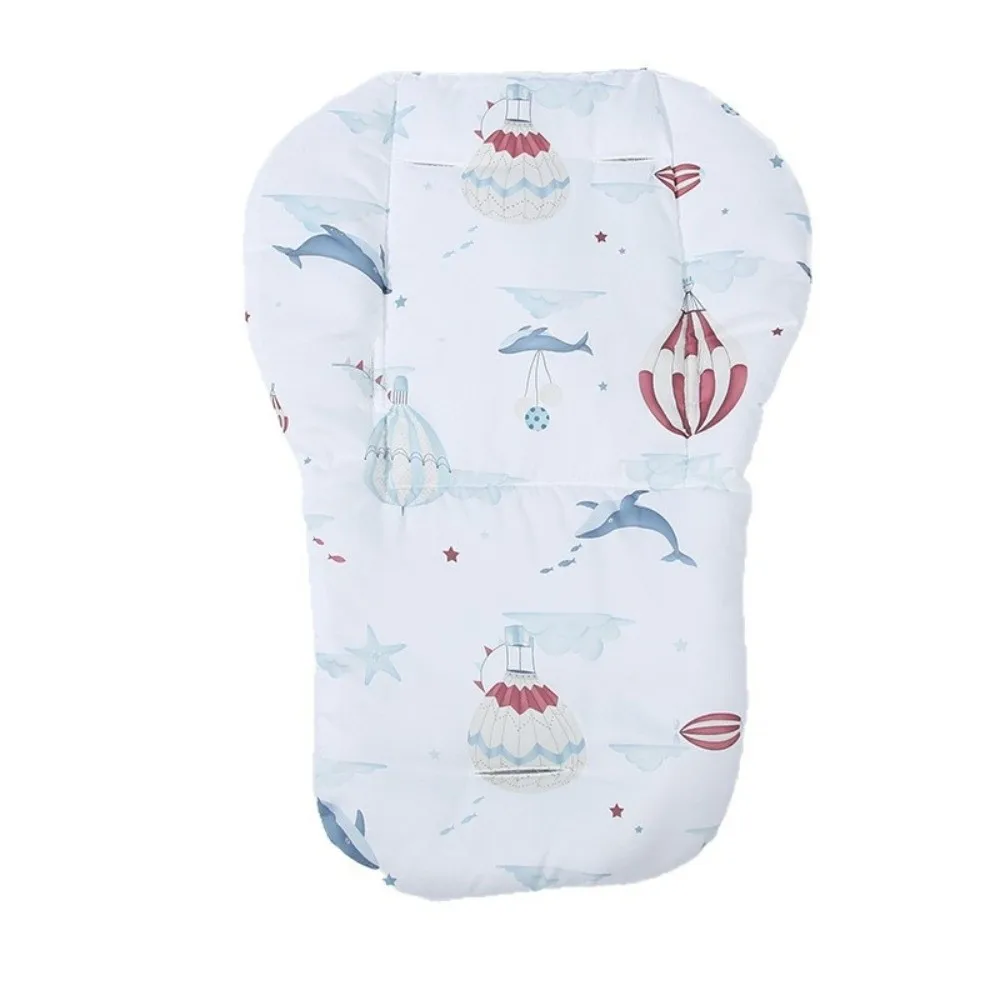 

Cotton Material Baby Stroller Seat Cushion Cartoon Pattern Comfortable Stroller Seat Pad All Seasons Breathable