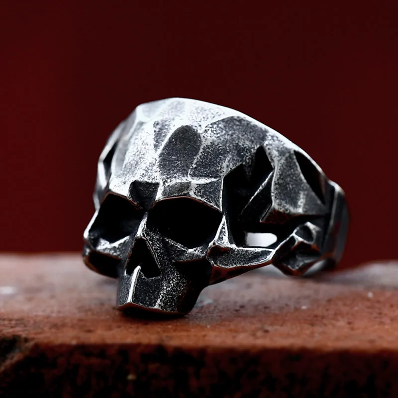 BEIER 316L Stainless Steel Punk Skull  ring quality products Man\'s Fashion Rock Punk Jewelry BR8-149