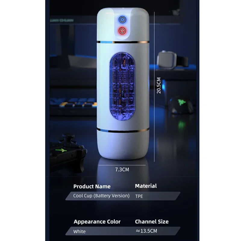 Male Masturbator Cup Manual & Automatic Sucking Vibration Blowjob Machine Penis Massager Oral Stimulator Adult Sex Toys for Men - view 3