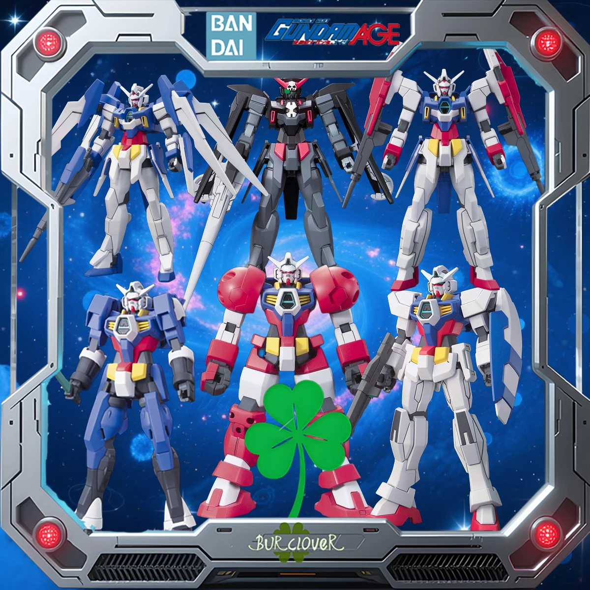 Bandai Originale GUNDAM AGE HG AG Serie Sciarpe merci DORADO G-BOUNCER KHRONPS Modello Giunti mobili Giocattoli da collezione di alta qualità