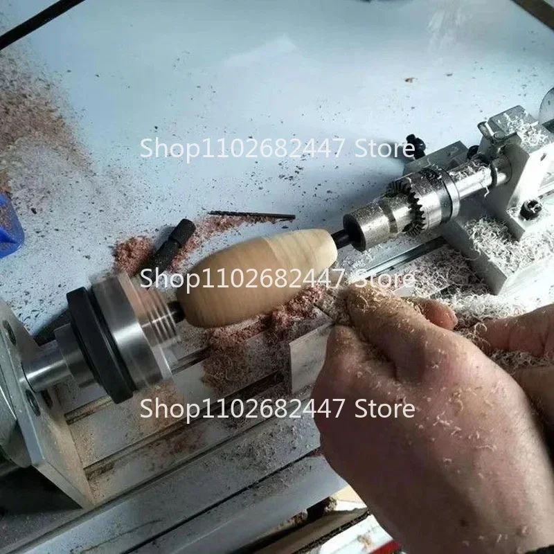 Imagem -03 - Live Torno Centro Cabeça com Chuck Faça Você Mesmo Acessórios para Mini Torno Máquina Centro Giratório Ferramenta de Carpintaria