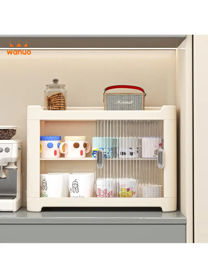 

Органайзер для чашек Ele Cup Holder Storage Ra: пылезащитный пластиковый держатель для чайных и кофейных чашек, решение для хранения посуды