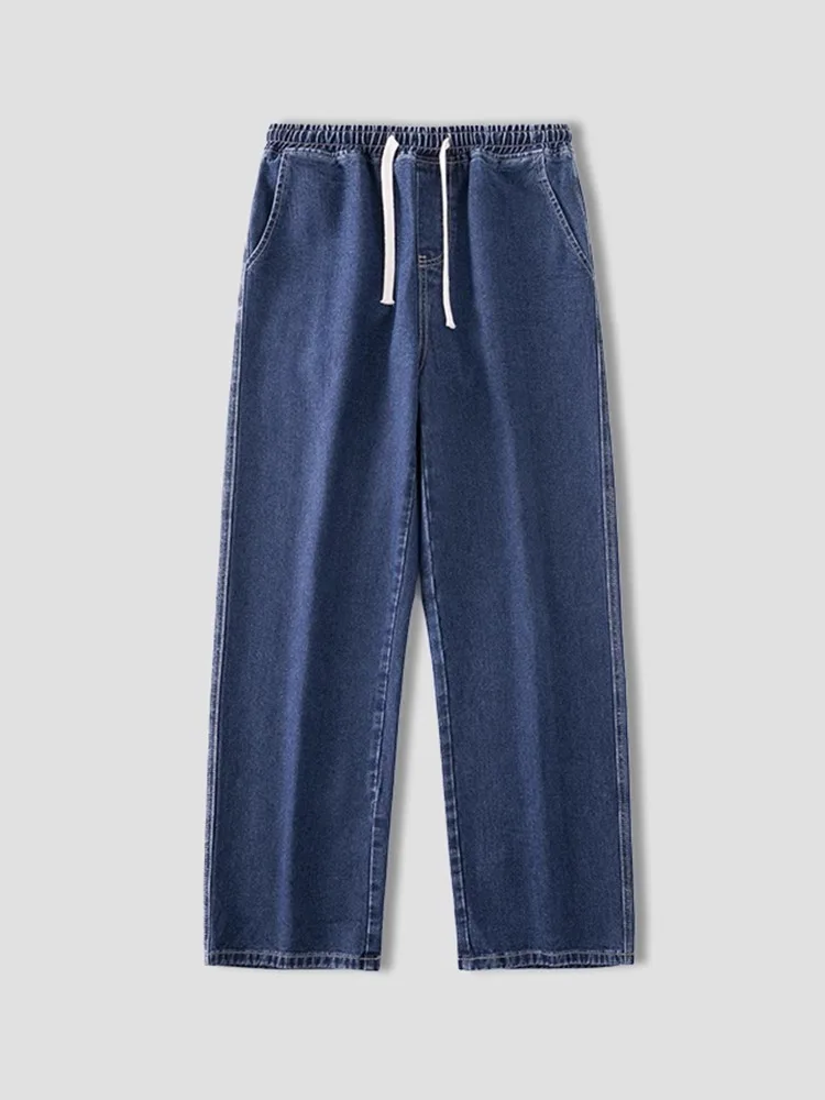 

Винтажные американские уличные джинсы Waed, мужские весенне-летние прямые свободные длинные брюки High Street Vibe, повседневные свободные брюки