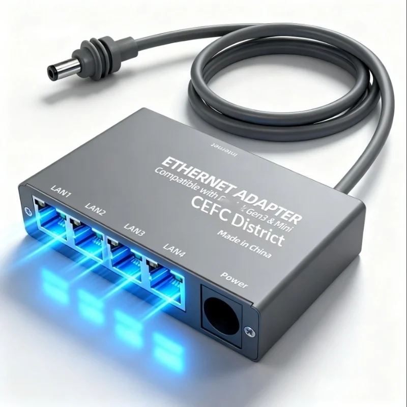 New third-generation Ethernet adapter with pure copper connection port for routers