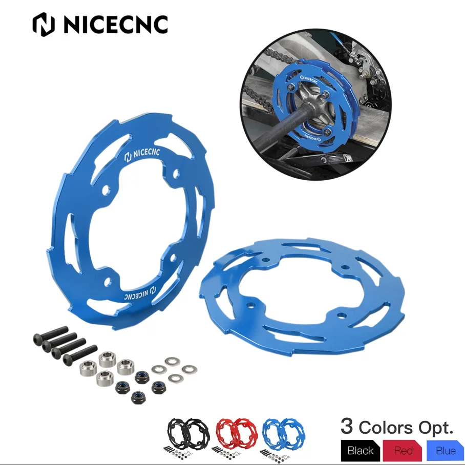

NiceCNC ATV Sprocket Guard For Yamaha YFZ450R 2009-2023 Rear Chain Guard Protector 6061-T6 Billet Aluminum CNC Machined