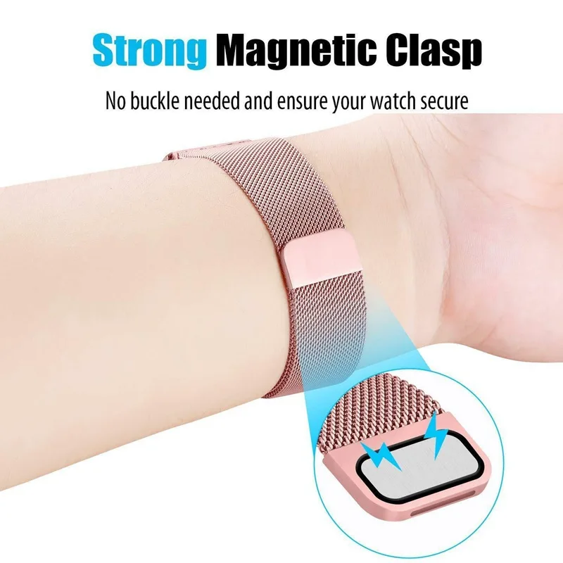 สายคล้องโลหะ Fitbit Charge 5 Charge 6 สายรัดข้อมือสร้อยข้อมือ Milanese สําหรับ Smart Fitbit charge6 5 เปลี่ยน Wacthband อุปกรณ์เสริม