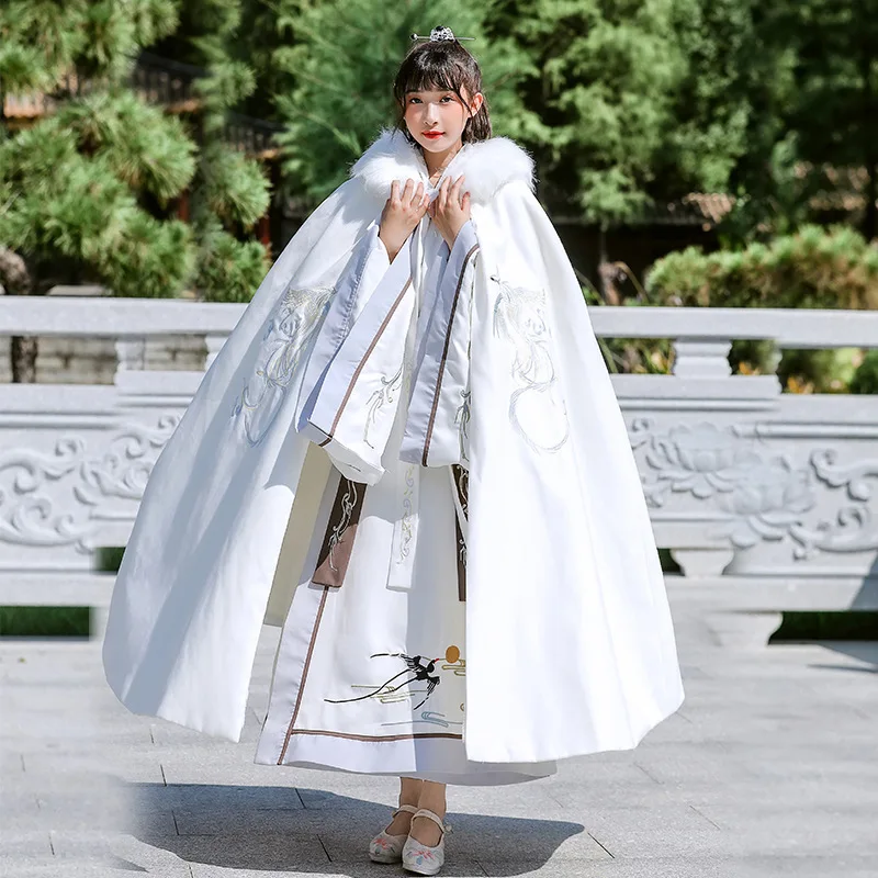 Capa Hanfu de estilo chino, traje Tang, disfraz antiguo, vestido folclórico Hanfu, abrigo tradicional chino Oriental de princesa antigua