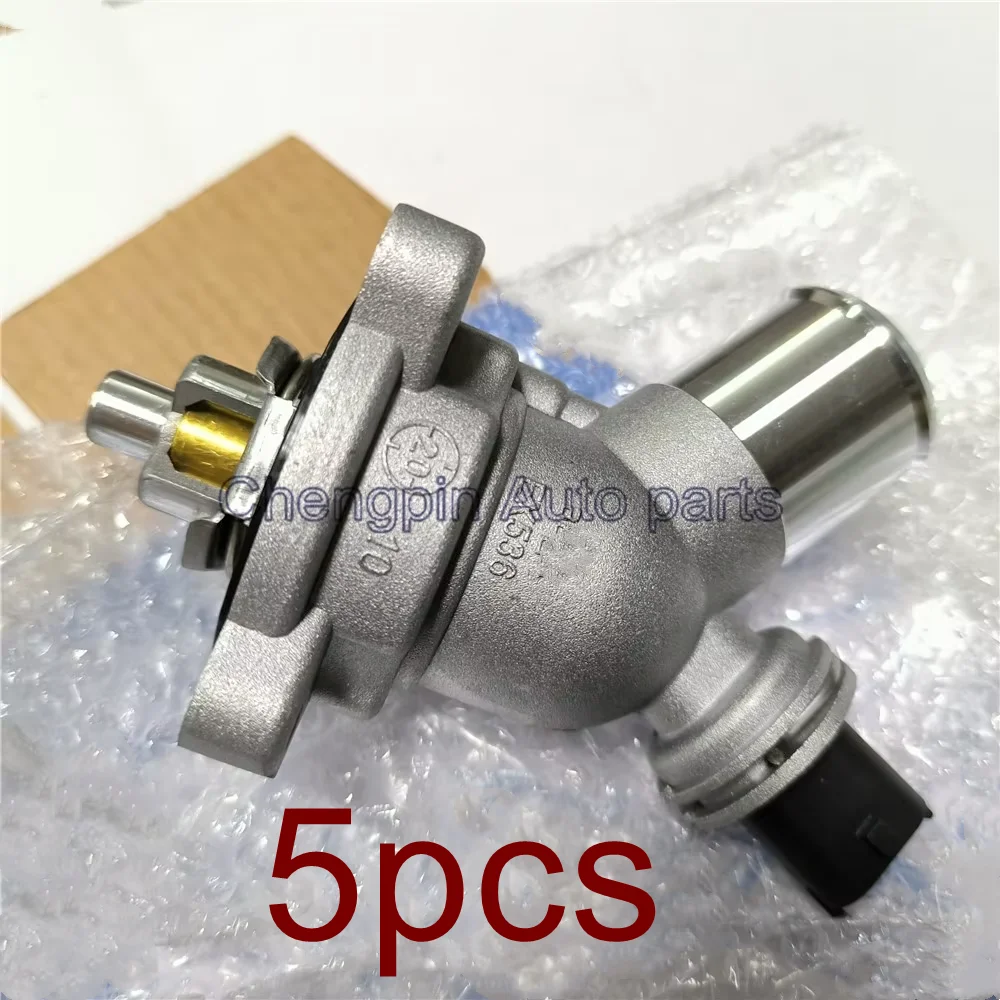 5X Original Engine Coolant Thermostat Assembly OEM# 25199831 96988257 25192923 For Chevrolet Spark M300 1.2L 2013-2015