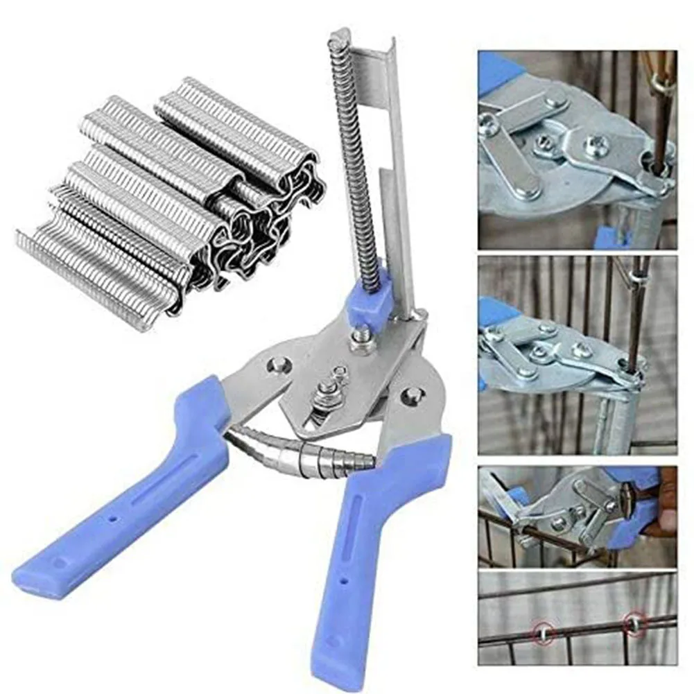 

Cage Repair Pliers Strong Durable Alloy Easy Installation Complete Set Rings Pliers Box Rings Semi Automatic Saves Time Effort