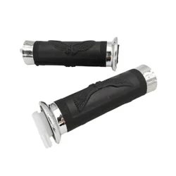 Motorcycle 22mm Handlebar Hand Grips For 49CC 60CC 66CC 80CC 2 stroke Engine Motorbike Motorized Bicycle Push Bike Accessories