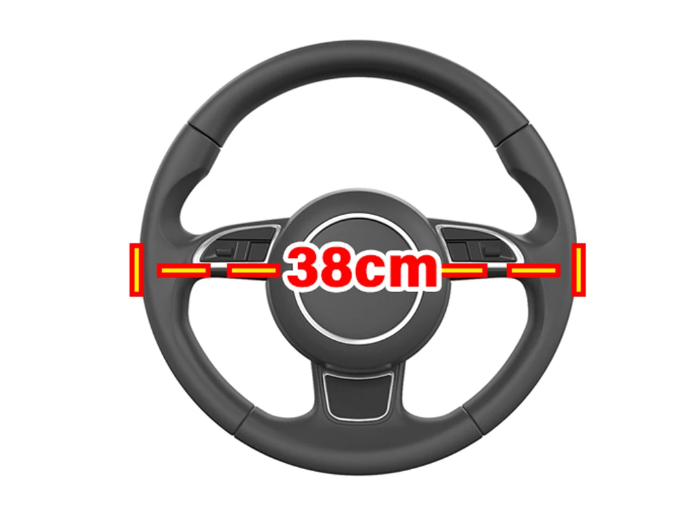 2 Stück Laser-Carbonfaser-Silikon-Lenkradabdeckung, runde Ausführung, aus Faserleder, Lenkradverstärker, Auto-Abdeckung, rutschfest, universell einsetzbar. – Detail 1