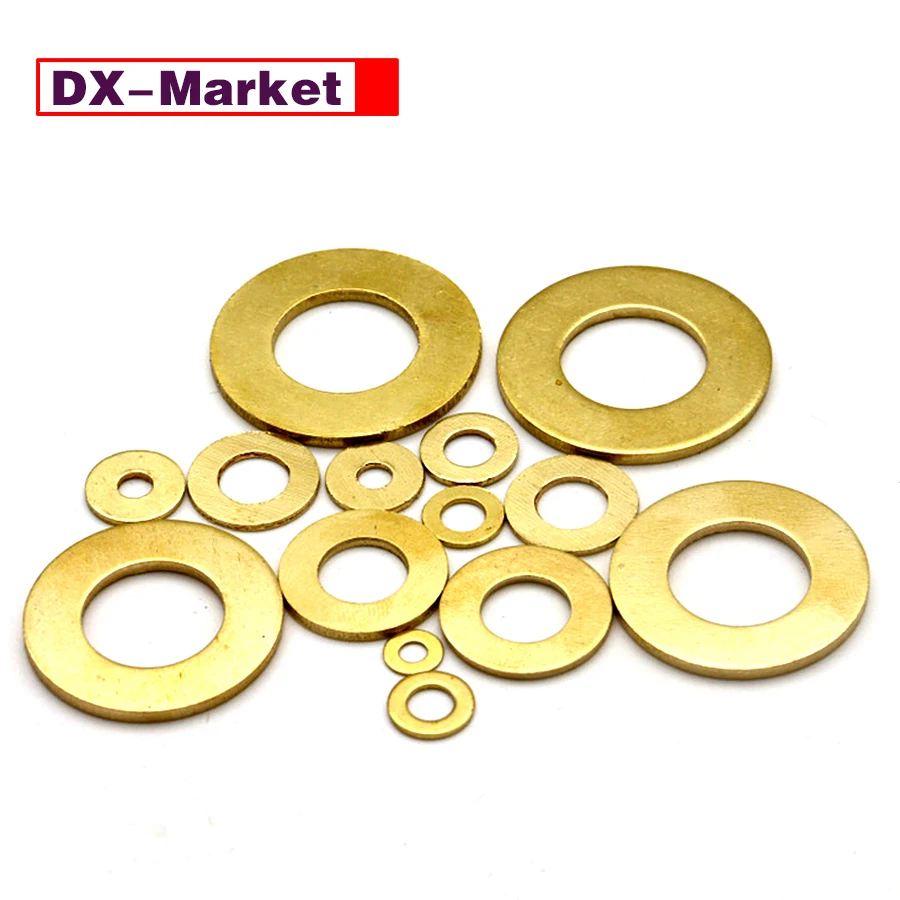 【DX-Market】M2 M2.5 M3 Brass Washer Fasteners Manufactor,D003