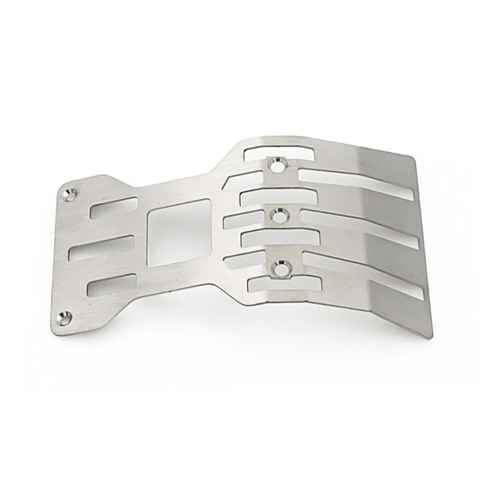 Przednia i tylna płyta ślizgowa podwozia ze stali do ARRMA 1/7 MOJAVE