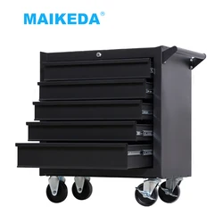 Carro de herramientas para Taller de Metal, gabinete de almacenamiento duradero, 5 cajones