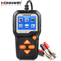 KONNWEI KW650 Car Motorcycle Battery Tester 6V 12V Automotive Battery Inspection tools 100 to 2000 CCA Charging Cranking Test
