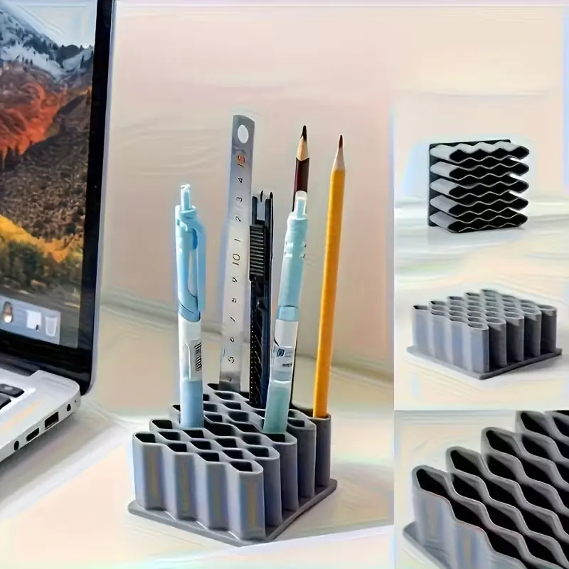 Desktop Organizer for Creams and Ointments, 32-Compartment Multi-Layer Vertical Storage - Sturdy and Durable, Black and White Design with Label Compartments - Space-Saving Storage Rack for First Aid Supplies, Medicines, Bandages, Cosmetics - Suitable for Home, Office