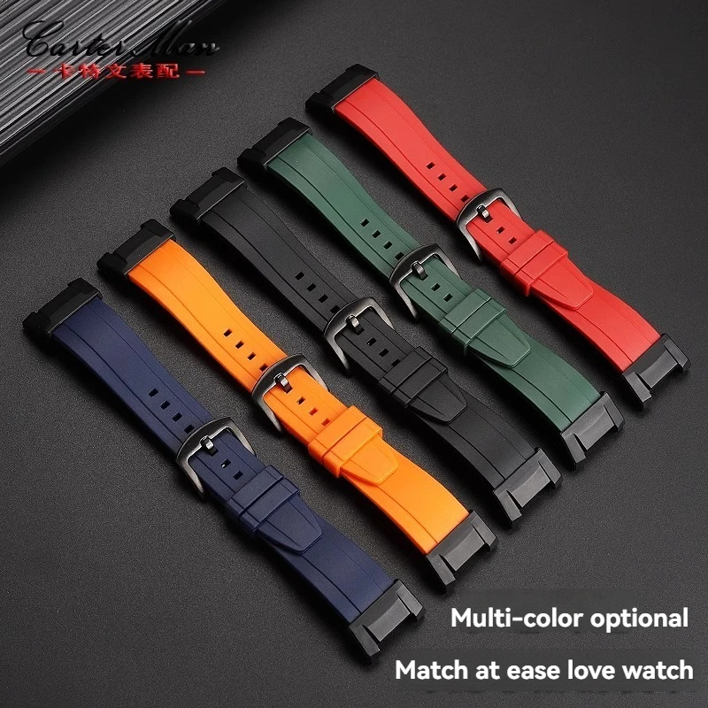 For Casio Big Mud King Third Generation GWG-B1000 GWG B1000 Series Modified Sports Rubber Watch Strap Wristband with Tools