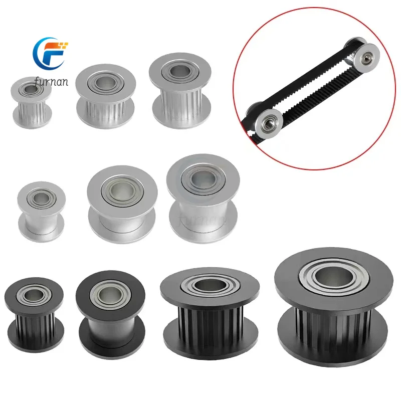 20T 2GT Timing Pulley Bore3/4/5/6/8 for Width 6/10mm GT2 Synchronous Belt 3D Printer CNC Parts  Idler Type Pitch 2mm