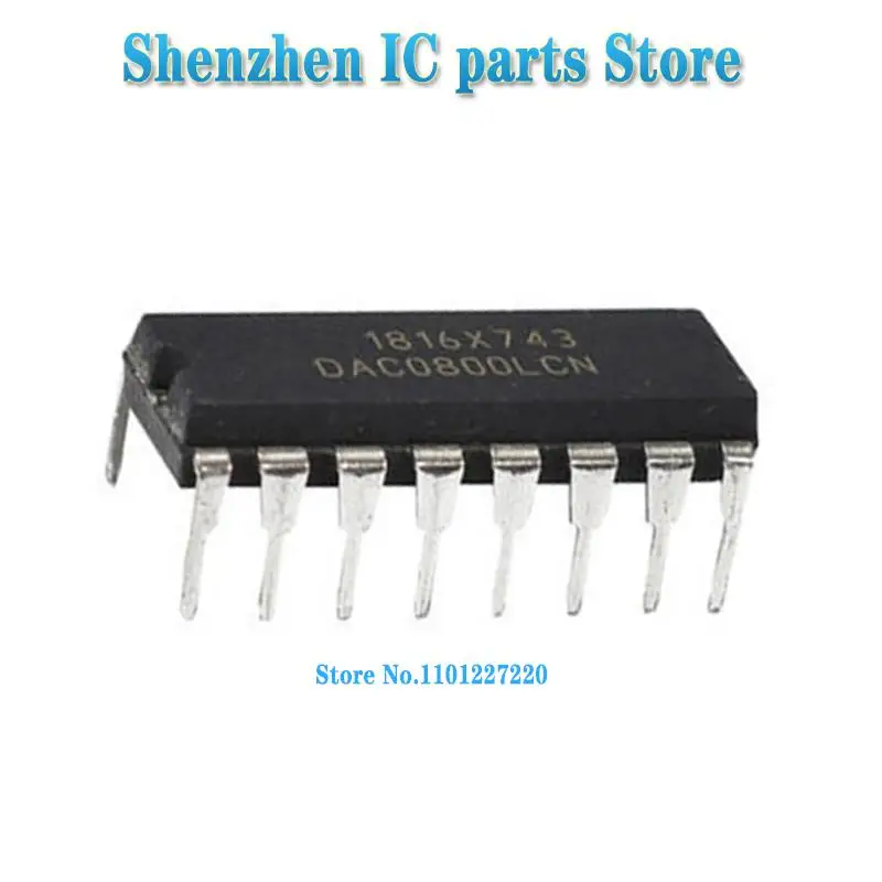 5PCS/lot DAC0800LCN DAC0800 DIP-16 In Stock